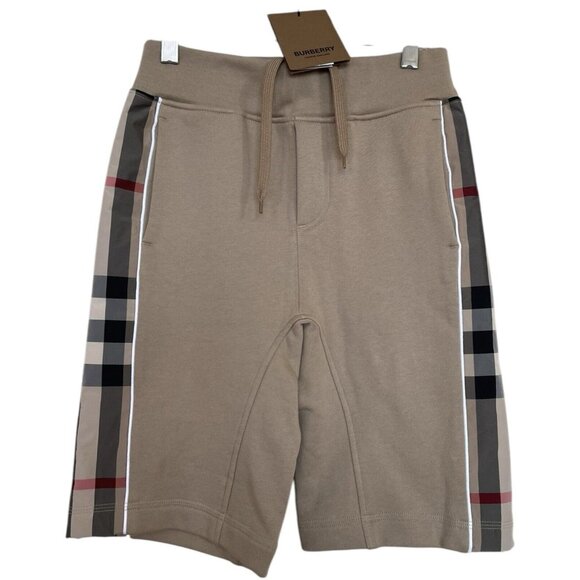 Burberry Shorts Boys Size 10 Tan Graham Shorts Novacheck Plaid $230